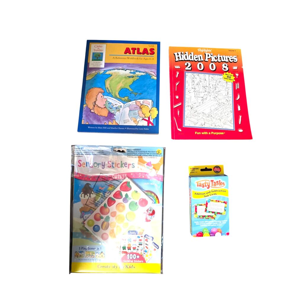 Vontage Children's Learning Play Lot Highlights Atlas Sensory Stickers